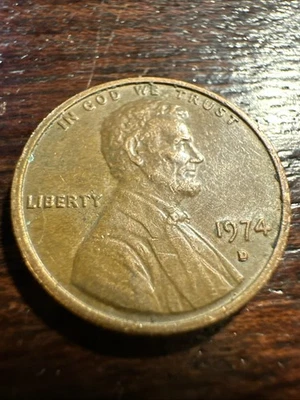 Centavo conmemorativo Lincoln 1974-D error RPM D/D (lote *144) Foto 1 de 3