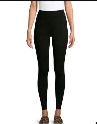 Time and Tru Womens Ponte Jeggings Small 4/6 NWT Black High Rise Stretch - Image 1 of 4