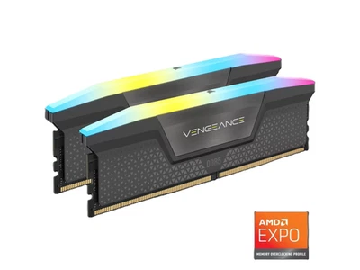 CORSAIR Vengeance RGB 32GB (2 x 16GB) 288-Pin PC RAM DDR5 6000 (PC5 48000) Deskt - Image 1 of 4