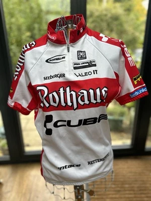 Santini Men’s Cycling Jersey. Cube Rothaus. Sized XL . - Image 1 of 4