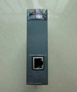 used Mitsubishi 1PS PLC QJ71E71-100-F10 Tested It In Good Condition - Picture 1 of 2