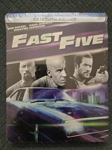 *Loose Disc* Fast Five Steelbook Bluray/DVD/Digital Best Buy Exclusive *NEW*OOP* - Picture 1 of 2