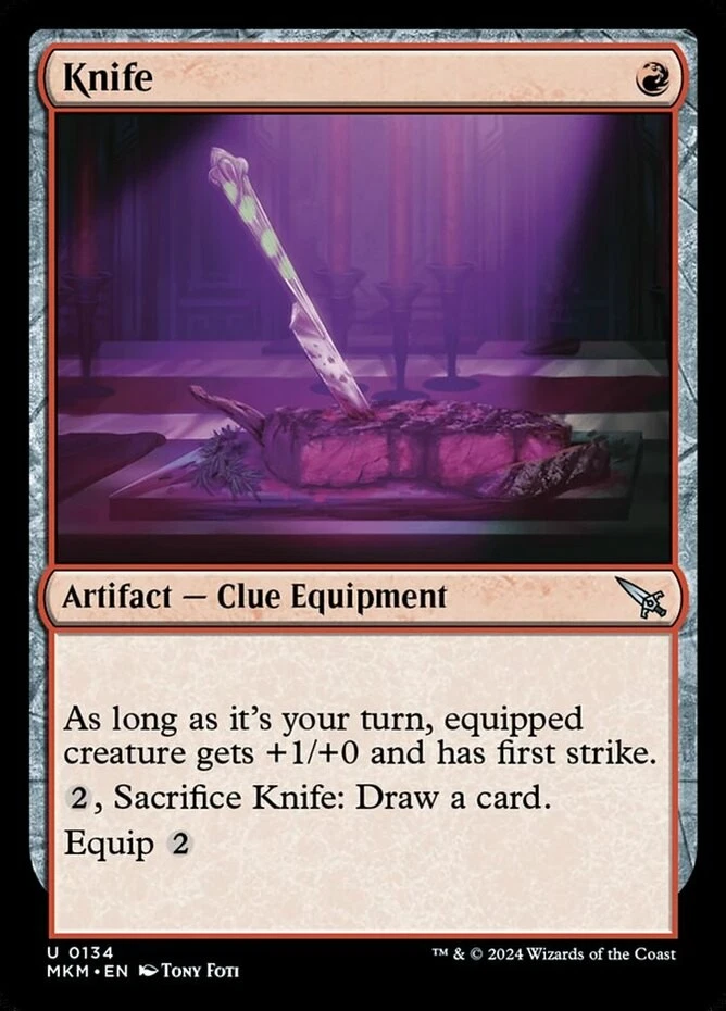 x1 Knife - Murders at Karlov Manor - NM - MTG - Image 1 of 1