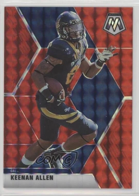 2021 Panini Mosaic Draft Picks Mosaic Red /99 Keenan Allen #85 - Image 1 of 2