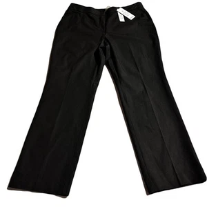 CHICO'S Secret Stretch Straight Leg Pants Size 2.5 US 14 Black NWT - Picture 1 of 8