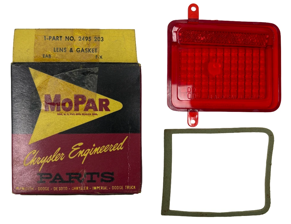 Lente trasera interior izquierda nueva stock antiguo para Dodge Wagon Models Mopar #2495203 1964 Foto 1 de 1