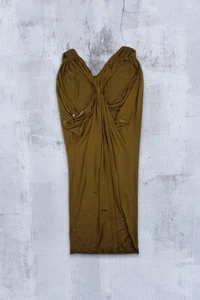 Women's Balmain Khaki Dress Size XL / 32/46 - Picture 1 of 4