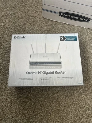 D-Link N300 DIR-655 Xtreme N Gigabit Wireless Router White 4 GB - Open Box (TWO) - Image 1 of 3