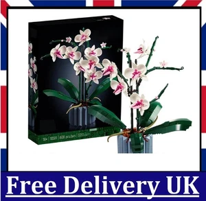 10311 Orchid Artificial Plant Building Set with Flowers,Home Décor UK Toy Set UK - Picture 1 of 4