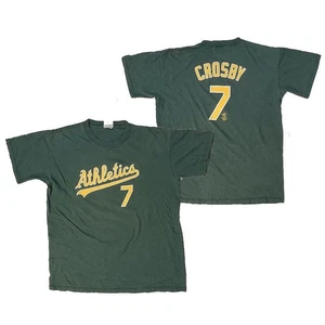 Oakland A's Bobby Crosby Nummer 7 doppelseitiges T-Shirt - Medium - Bild 1 von 3