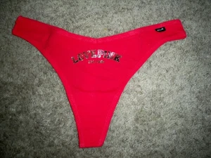 Victoria's Secret TANGA ROT LOVE PINK LARGE NEU - Bild 1 von 2
