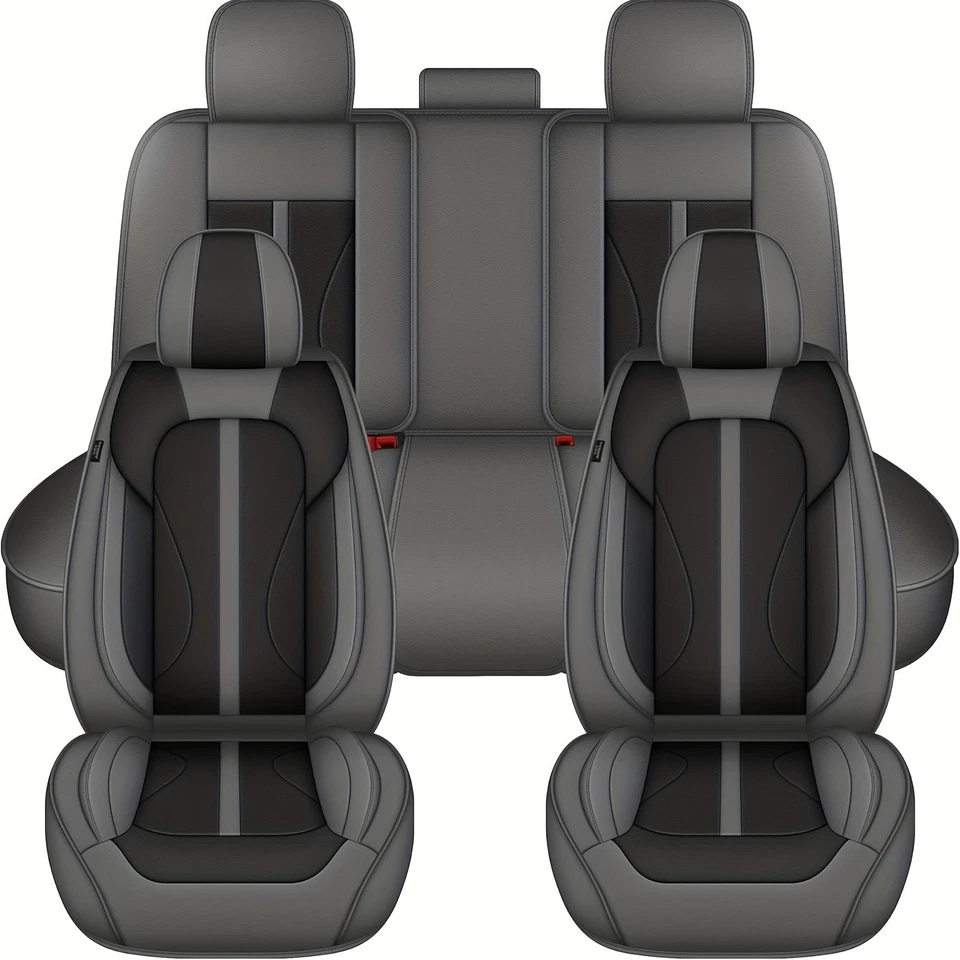 Car Seat Covers For Dodge Charger 2006-2025 PU Leather Full Set ( 5 Seats) - Изображение 1 из 4