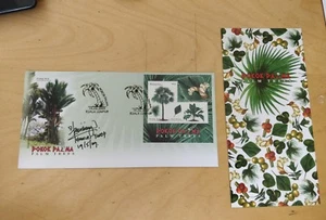 Malaysia 2009 Palm Trees Pokok Palma MS stamp FDC designer autograph signature - Picture 1 of 4
