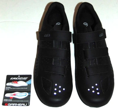 NEW Louis Garneau Chrome II Cycling Shoes -3-Hole, SPD EUR 43, US 9½,Blk - Image 1 of 4
