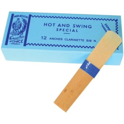 Rigotti Hot and Swing Reeds for Bb Clarinet Strength 1.5 Box of 12