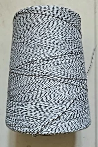 Black and White Baker’s Twine, Schnur, 2 Pfund Kegel, über 10.000 Fuß - Neu - Bild 1 von 5