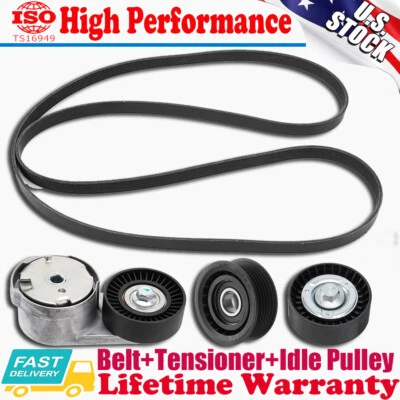 Serpentine Belt Drive Tensioner & Idle Pulley For 11-20 Chrysler Dodge Ram 3.6L - Image 1 of 4