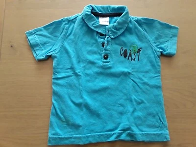 Nr.282 Tshirt Gr. 74/80 azurblau Impidimpi - Bild 1 von 2