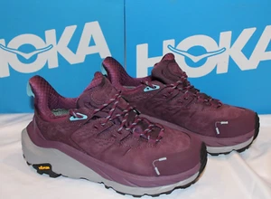 HOKA WOMEN'S KAHA 2 GORE TEX LOW GTS WATERPROOF HIKING SNEAKERS PURPLE 6.5 NEW - Picture 1 of 9
