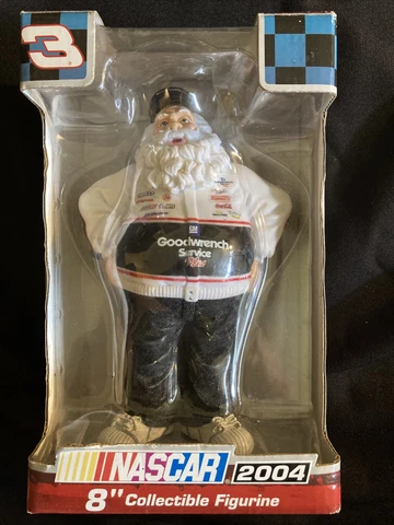 Goodwrench  Dale Earnhardt 3 2004 NASCAR  Santa Clause collectible Figurine. NIB Cover