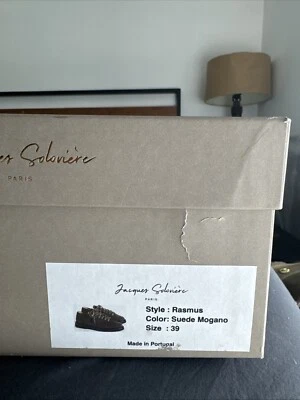 jacques soloviere Rasmus Suede Mogano Size 39 - Image 1 of 4