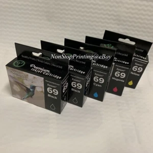 5x 2BK+CMY Ink For Epson 69 T0691 - T0694 WF310 315 500 600 615 CX5000 6000 C120 - Picture 1 of 1