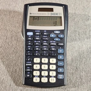 Texas Instruments TI-30X IIS wissenschaftlicher Taschenrechner TI-30XIIS Solar mit Abdeckung - Bild 1 von 9