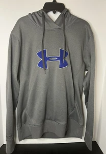 Under Armour-ColdGear Dark Gray Hooded Sweatshirt Women's M, Excellent Condition - Picture 1 of 3