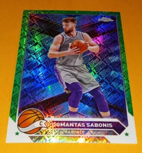 2023-24 Topps Cromo Baloncesto Domantas Sabonis Verde Logo Refractor #10 - Imagen 1 de 2
