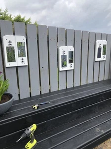 Set of 3 fence decoration panels - Picture 1 of 7