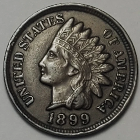 #1 extremely Fine++ Nicer Low Mintage 1899 Indian Head Cent Cover