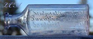 Seltene SANDPUNKT IDAHO antike DROGERIE Flasche N Idaho BIM über ein Jahrhundert alt - Bild 1 von 6