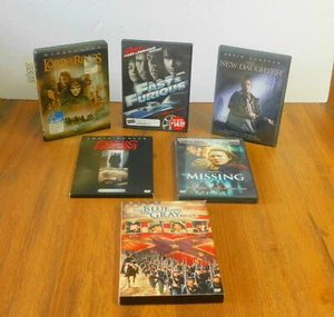 6 DVD'S Panic Room,Fast & Furious,Lord of The Rings,The Missing Lot 6           - Picture 1 of 4