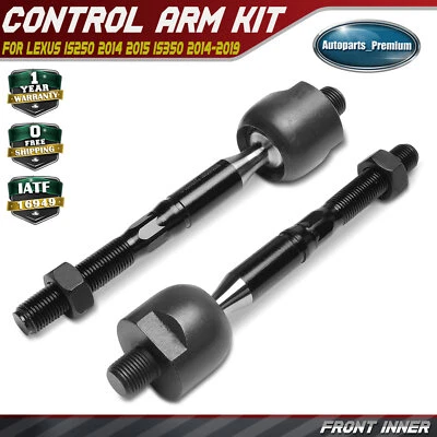 2x Front Inner Tie Rod End for Lexus IS250 2014 2015 IS350 2014-2019 IS300 AWD - Image 1 of 4