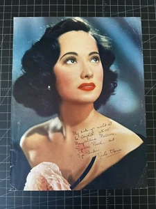 Vintage 1940s Maybelline Cosmetics Print Ad - Merle Oberon  - Picture 1 of 1