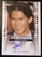 2011 Leaf Pop Century Signatures Boo Boo Stewart Autograph Card Auto