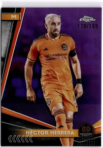 Hector Herrera 2024 Topps Chrome MLS Purple Refractor #153 Houston #170/199 - Picture 1 of 2