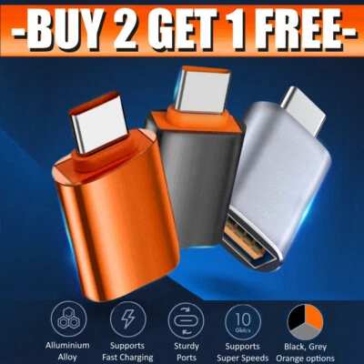 6A USB Adapter USB A Female To Type C Male Converter Fast Charger 120W - Image 1 of 4