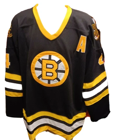 Bobby Orr CCN Black BOSTON Bruins "A" #4 JERSEY 54 2x Cover