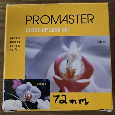 Promaster Close up Lens Set 72mm New - Image 1 of 2
