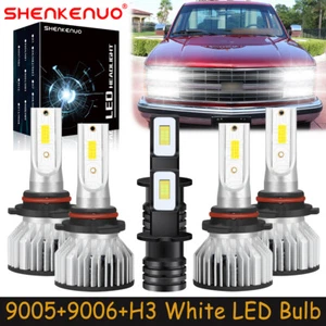 Combo de 6 faros antiniebla LED F7 para Chevy C1500 1988-1991 1993-1998 - Imagen 1 de 23