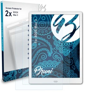 Bruni 2x Écran protecteur pour Onyx Boox Max 3 Protecteur d'écran - Photo 1/4