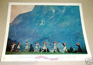 (Juego de 4) EL SONIDO DE LA MÚSICA (Julie Andrews) 14x11 tarjetas de vestíbulo originales años 60 - Imagen 1 de 6