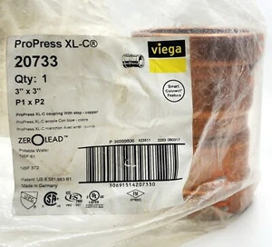 ProPress® XL-C 20733 Rohrkupplung mit Anschlag, 3 Zoll Nominal, Presse - Bild 1 von 3