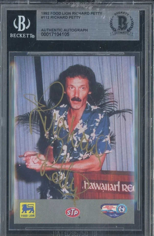 Richard Petty HOF Signed 1992 Food Lion Nascar Racing #112 AUTO BSA BAS - Image 1 of 2