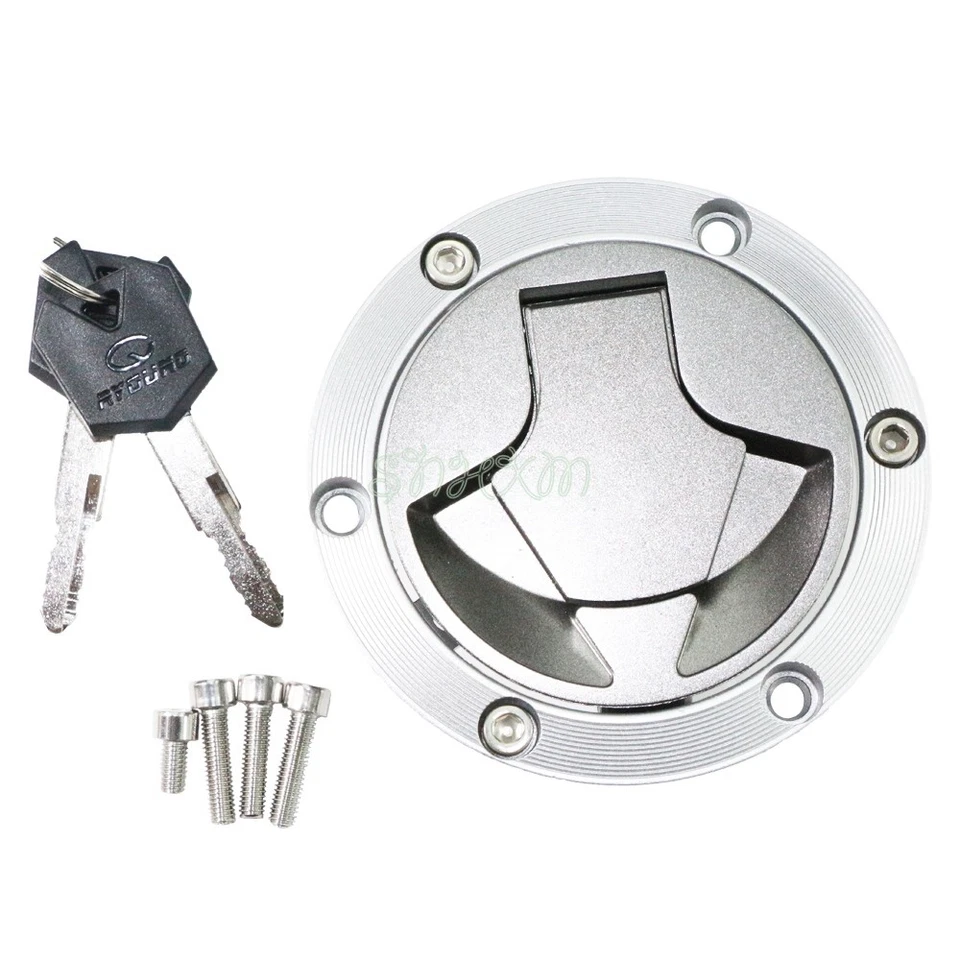 Fuel Gas Tank Cap Cover Lock For Kawasaki Ninja EX 250R 2008-2012 2009 2010 2011 - Image 1 of 4