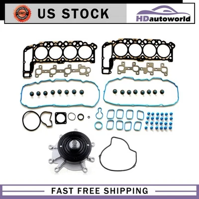Water Pump & Head Gasket Set Fit For 2000 2001 Dodge Durango 4.7L 287Cu.GAS SOHC - Image 1 of 4