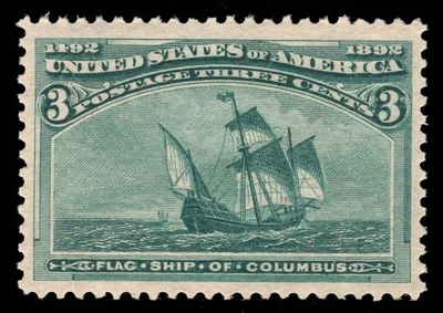 MOMEN: US STAMPS #232 MINT OG NH PSE GRADED CERT VF/XF-85J LOT #96214 - Image 1 of 3