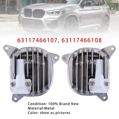 Left+Right DRL LED MODULE White 63117466107 63117466108 Für BMW G01 X3 G02 X4 - Bild 1 von 4