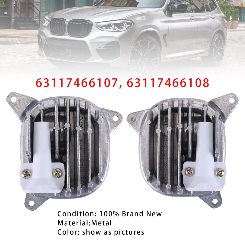 Left+Right DRL LED MODULE White 63117466107 63117466108 Für BMW G01 X3 G02 X4 - Bild 1 von 4